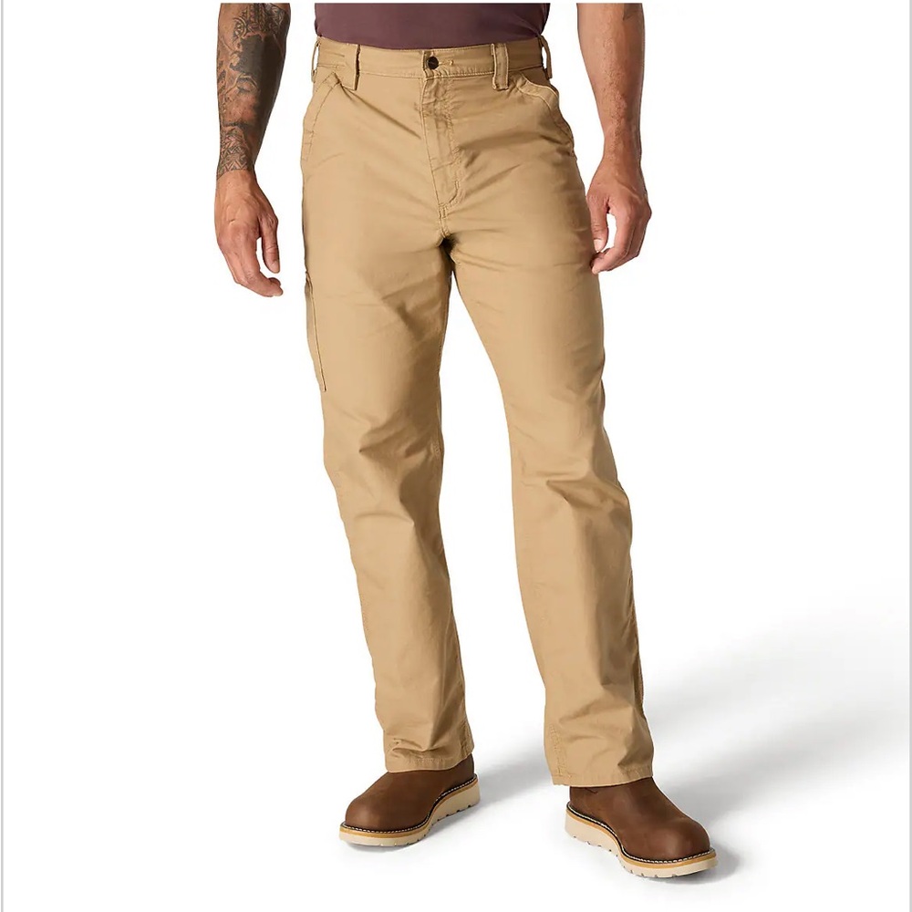 Carhartt MEN'S UTILITY WORK PANT ORIGINAL LOOSE FIT CANVAS 32 x 36 Dark Khaki